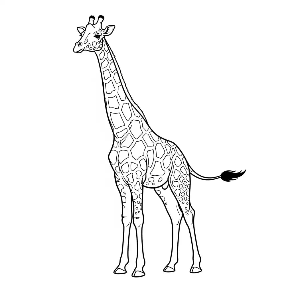 desenho de Giraffe para colorir