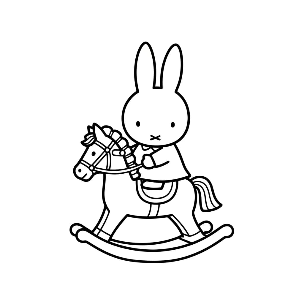 desenho de Nijntje para colorir