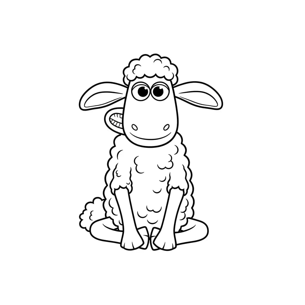 Desenhos de Shaun, o Carneiro para Colorir