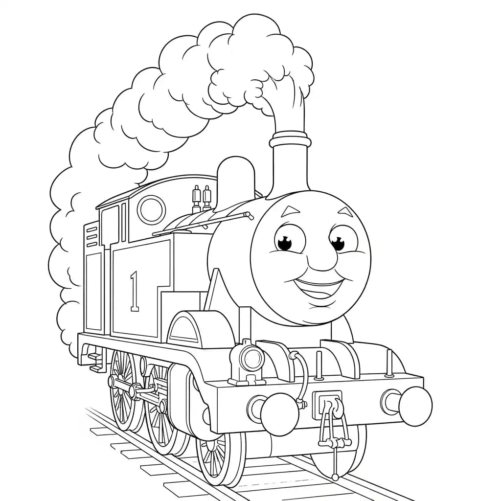 desenho de Thomas and Friends para colorir